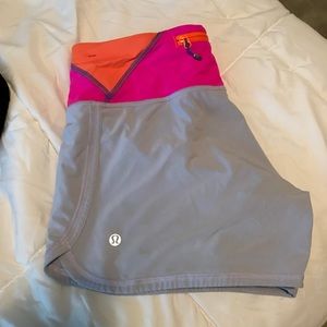 Lululemon speed shorts